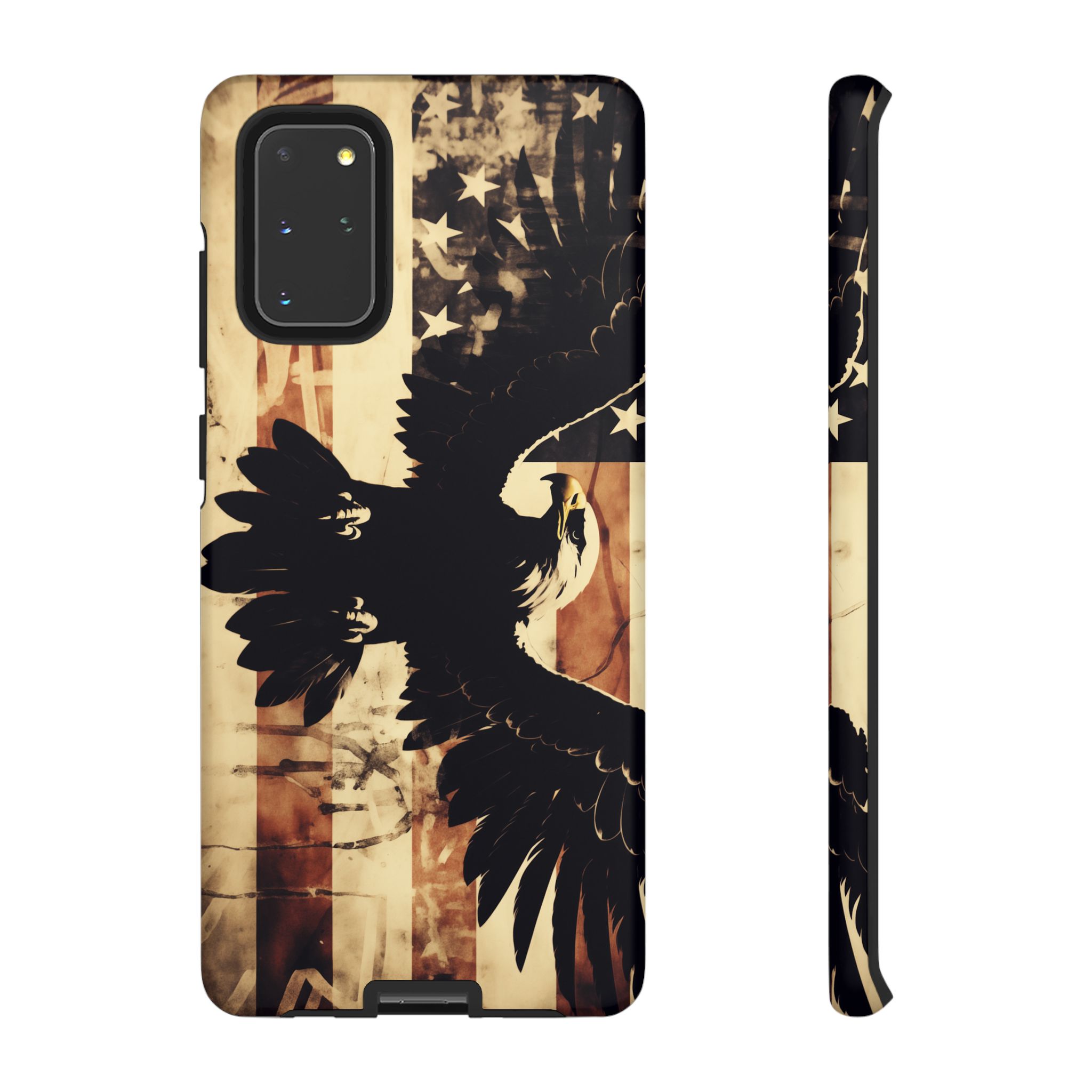 Iron Clad Bald Eagle Protecting the American Flag iPhone Samsung Google Pixel Case - Image 30