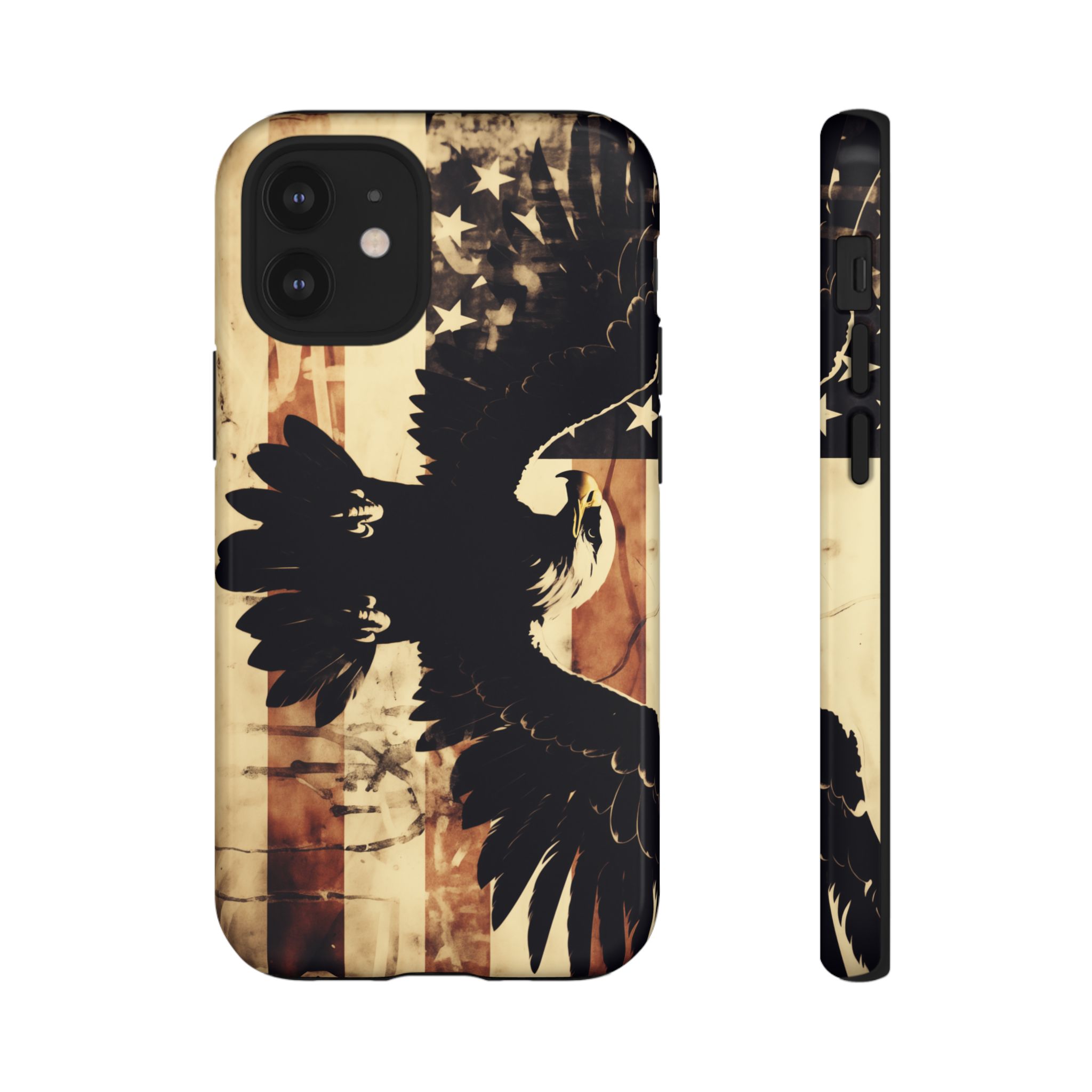 Iron Clad Bald Eagle Protecting the American Flag iPhone Samsung Google Pixel Case - Image 31