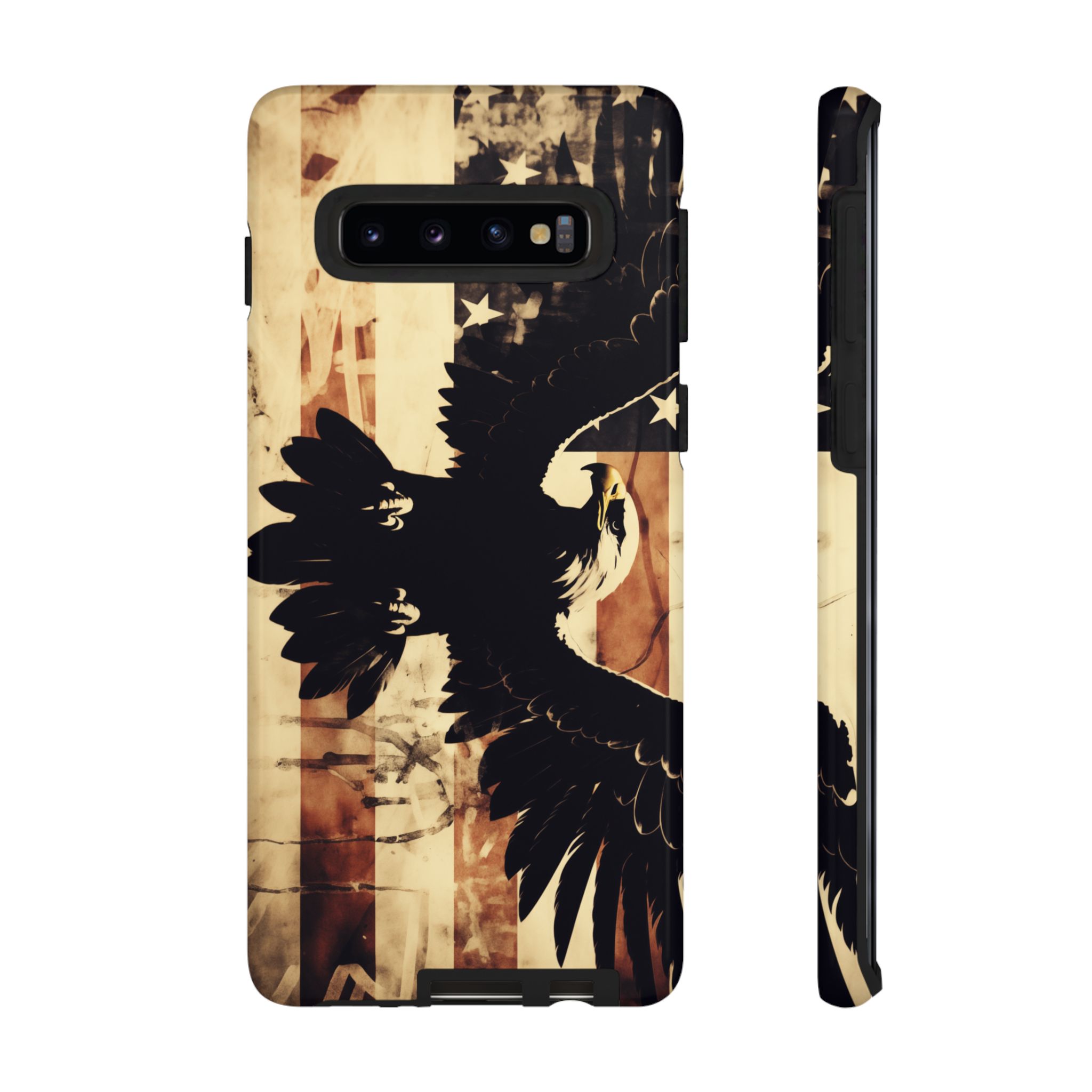Iron Clad Bald Eagle Protecting the American Flag iPhone Samsung Google Pixel Case - Image 16