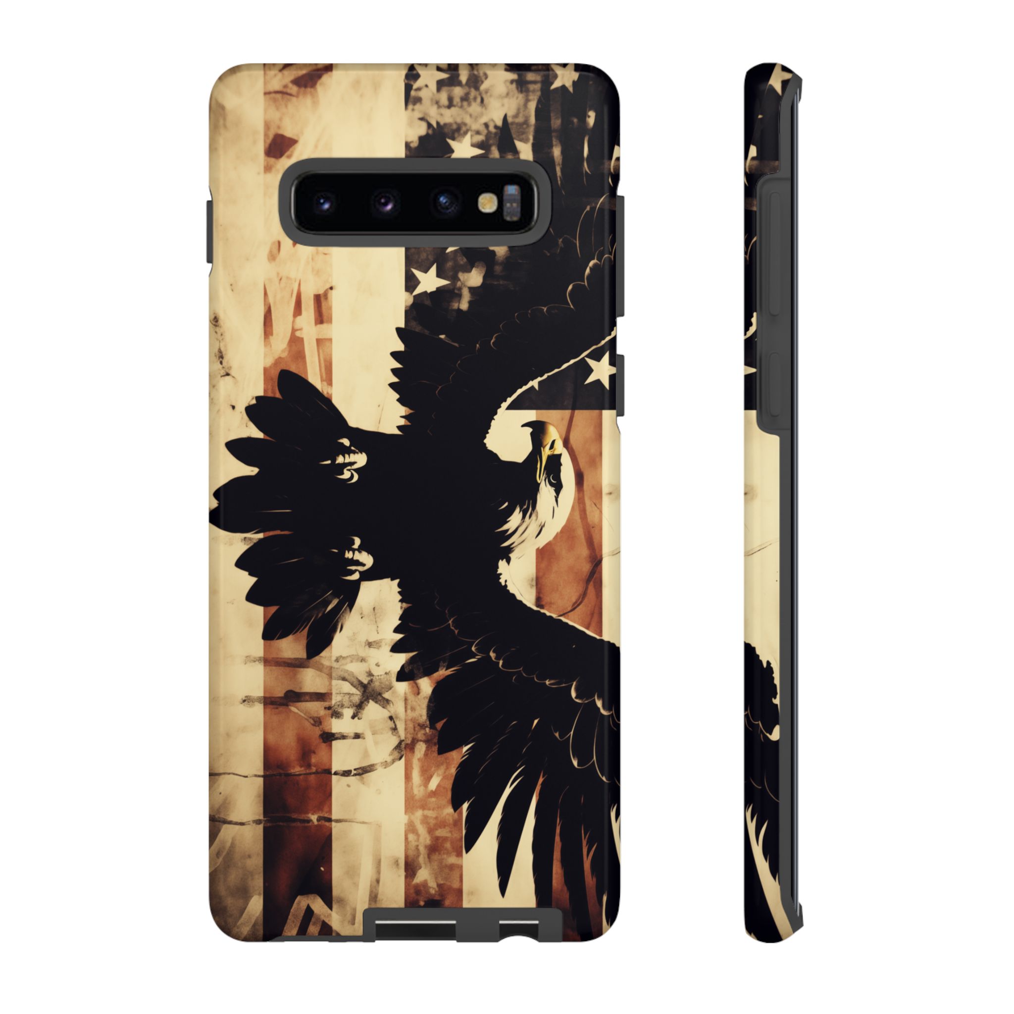 Iron Clad Bald Eagle Protecting the American Flag iPhone Samsung Google Pixel Case - Image 15