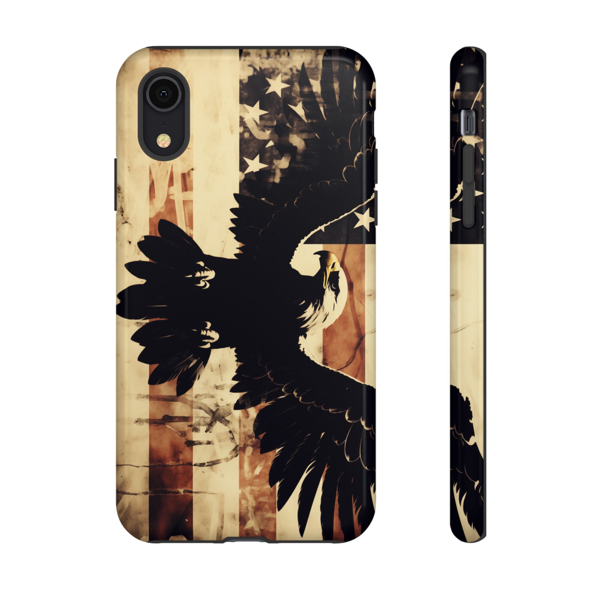 Iron Clad Bald Eagle Protecting the American Flag iPhone Samsung Google Pixel Case - Image 7
