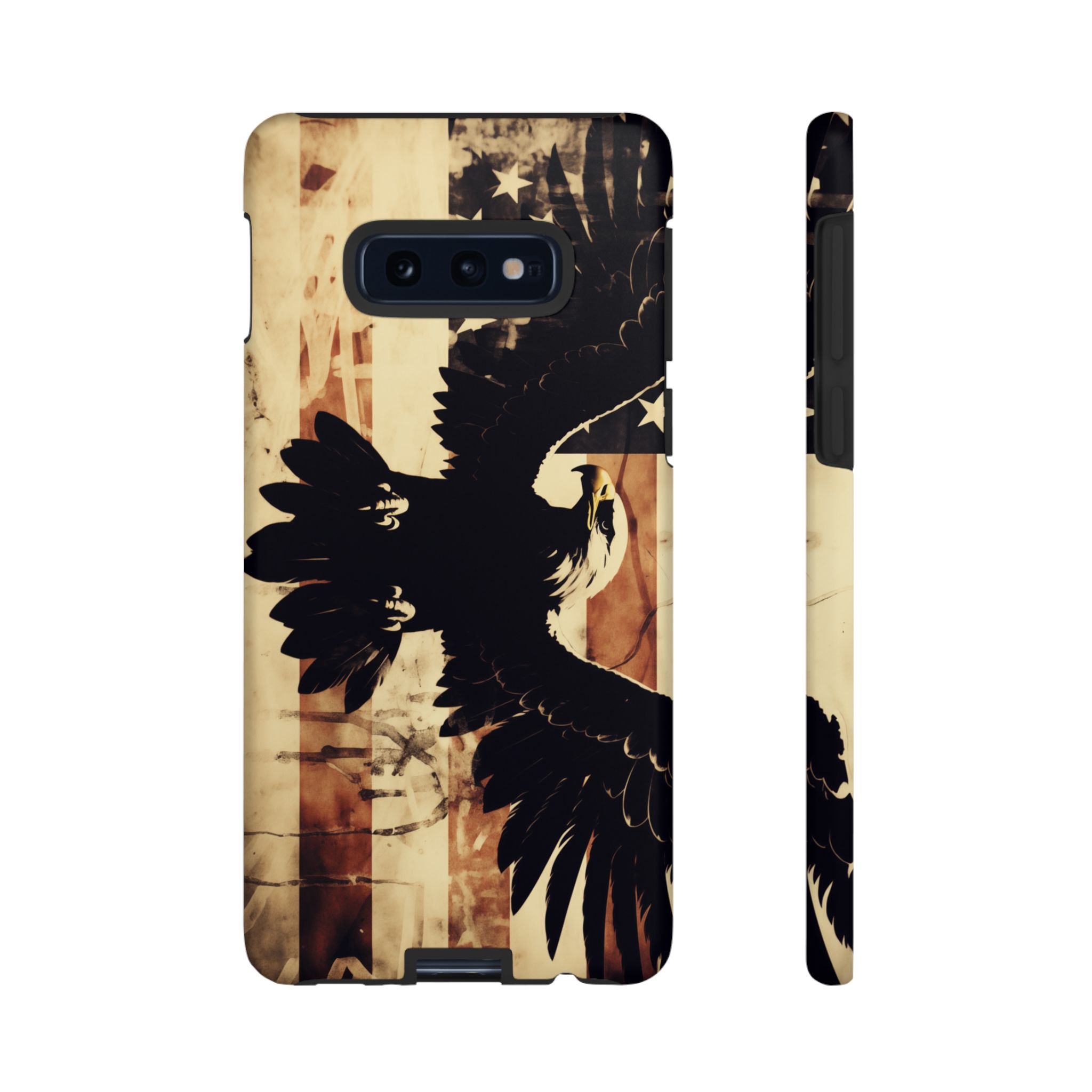 Iron Clad Bald Eagle Protecting the American Flag iPhone Samsung Google Pixel Case - Image 14
