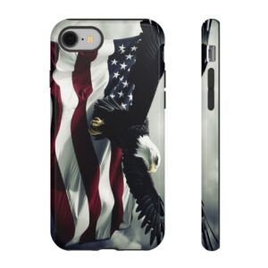 Eagle Flying Over America iPhone Samsung Google Pixel Phone Case
