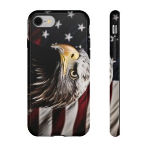 God Bless America Bald Eagle iPhone Samsung Google Pixel Phone Case