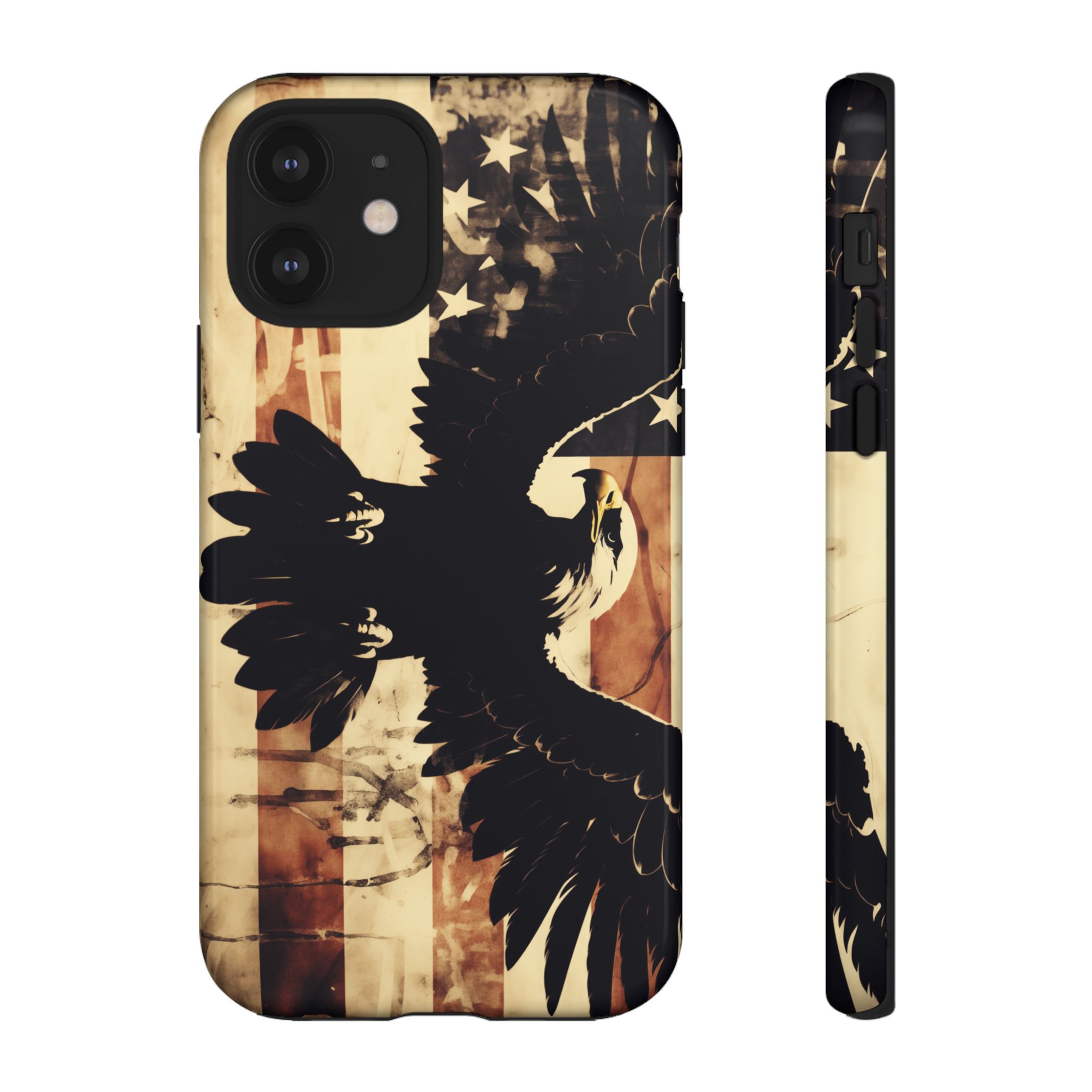 Iron Clad Bald Eagle Protecting the American Flag iPhone Samsung Google Pixel Case - Image 33